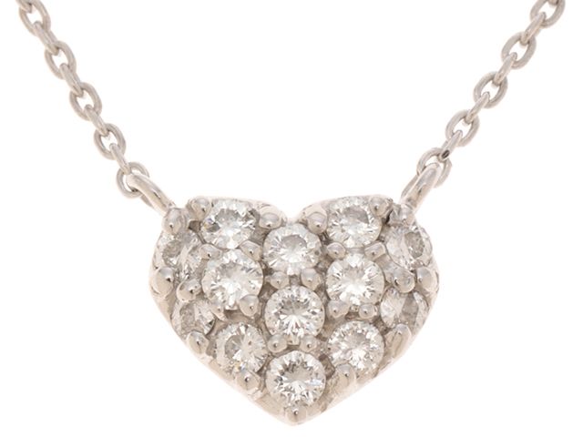 JEWELRY ジュエリー ジュエリー K18WG/D0.30/3.4g 貴金属･宝石 ﾈｯｸﾚｽ ネックレス K18ホワイトゴールド K18WG ホワイトゴールド ホワイト レディース【中古】