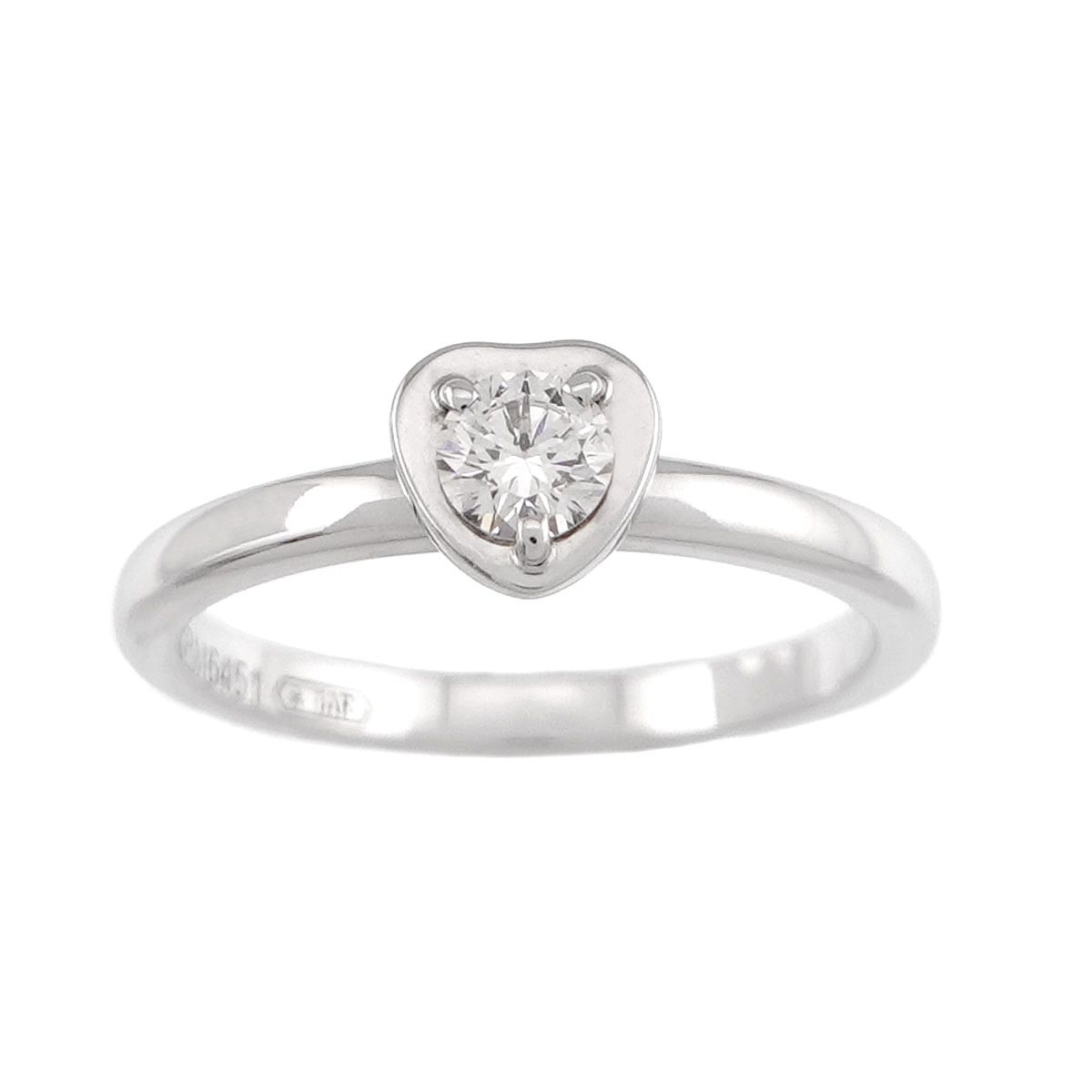 カルティエ Cartier ダムール ハート #47 リング ダイヤ K18 WG 