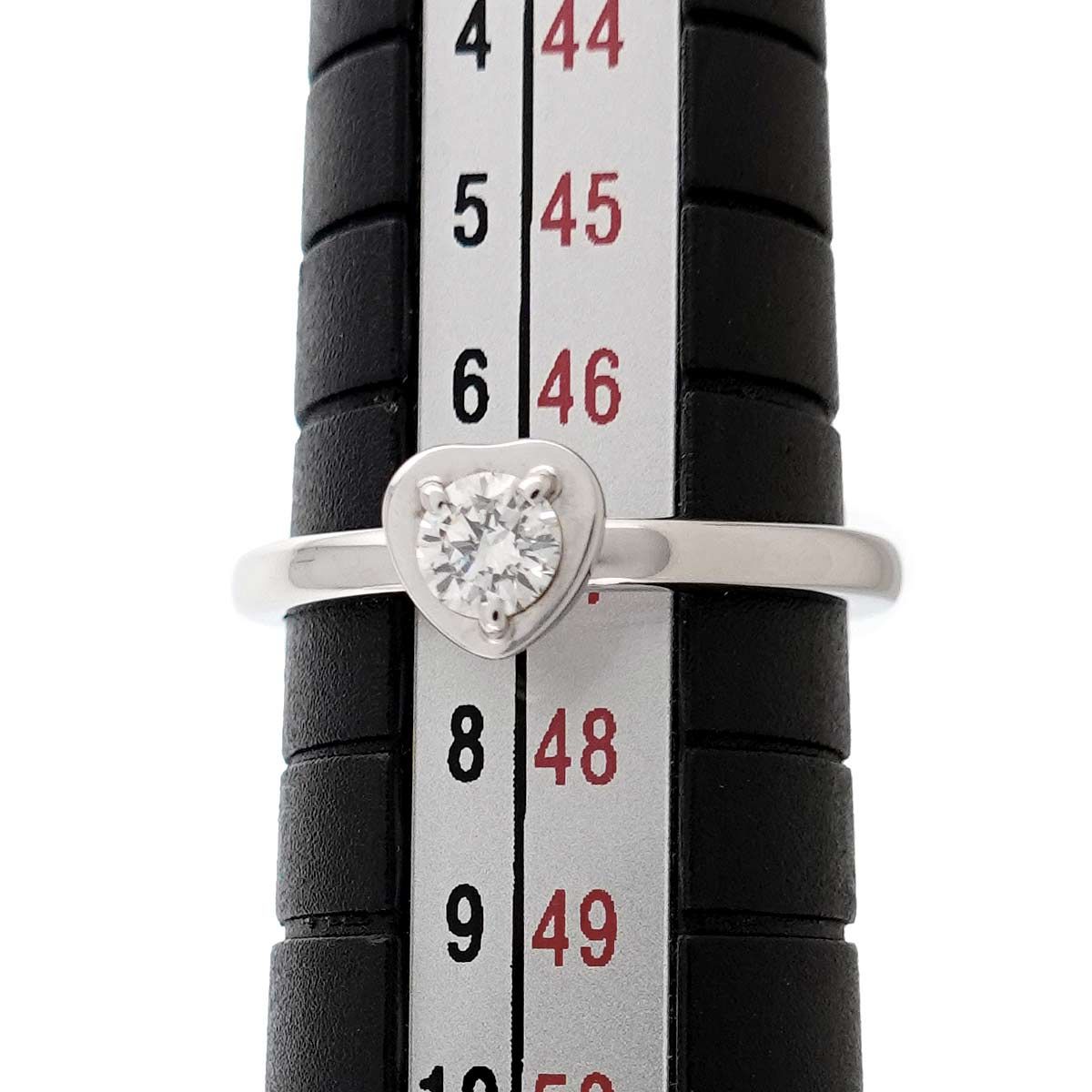 カルティエ Cartier ダムール ハート #47 リング ダイヤ K18 WG