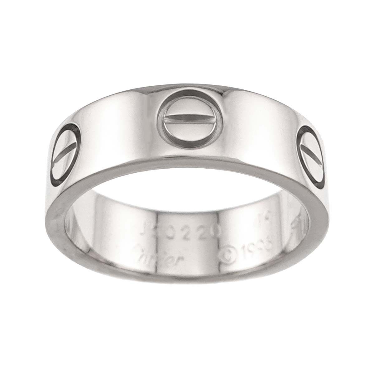 カルティエ Cartier ラブ #49 リング K18 WG ホワイトゴールド 750 