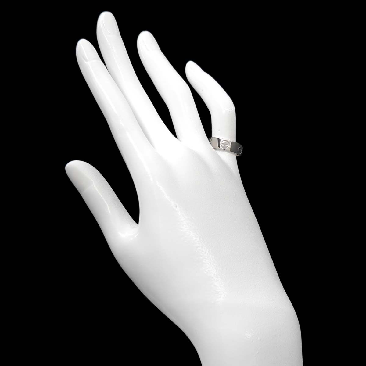 カルティエ Cartier ラブ #49 リング K18 WG ホワイトゴールド 750