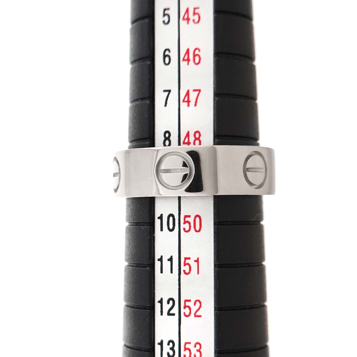 カルティエ Cartier ラブ #49 リング K18 WG ホワイトゴールド 750