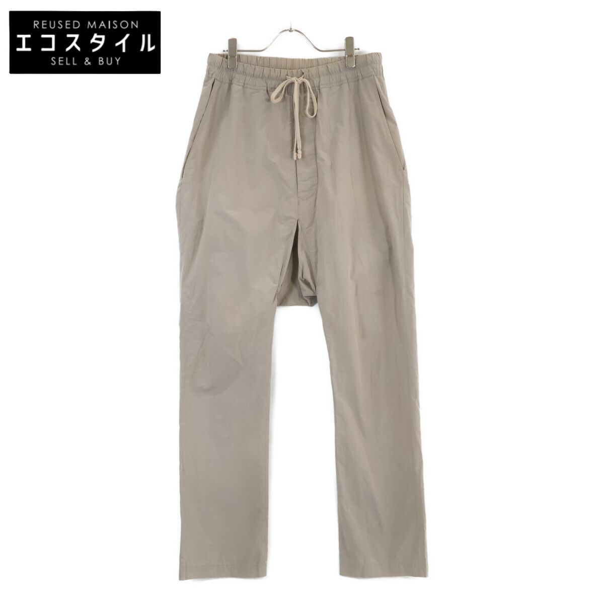 Rick Owens　リックオウエンス　【国内正規】RU1360 コットン イージーパンツ/ボトムス　S