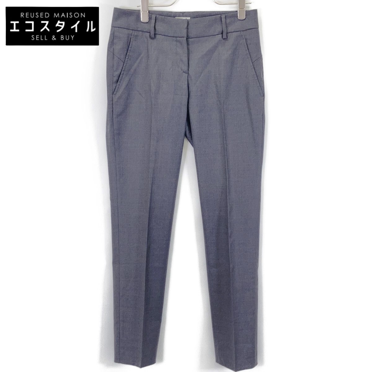 BRUNELLO CUCINELLI　ブルネロクチネリ　グレー スラックスパンツ　40