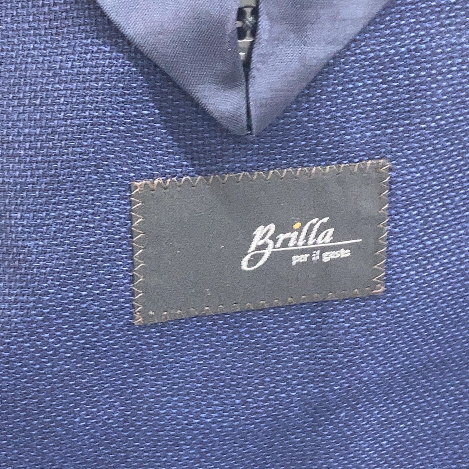 【秋冬】Brilla ブリッラペルイルグースト　ネイビージャケット44 Brilla per il gusto ブリッラ ペル イル グスト ネイビー DORMEUIL