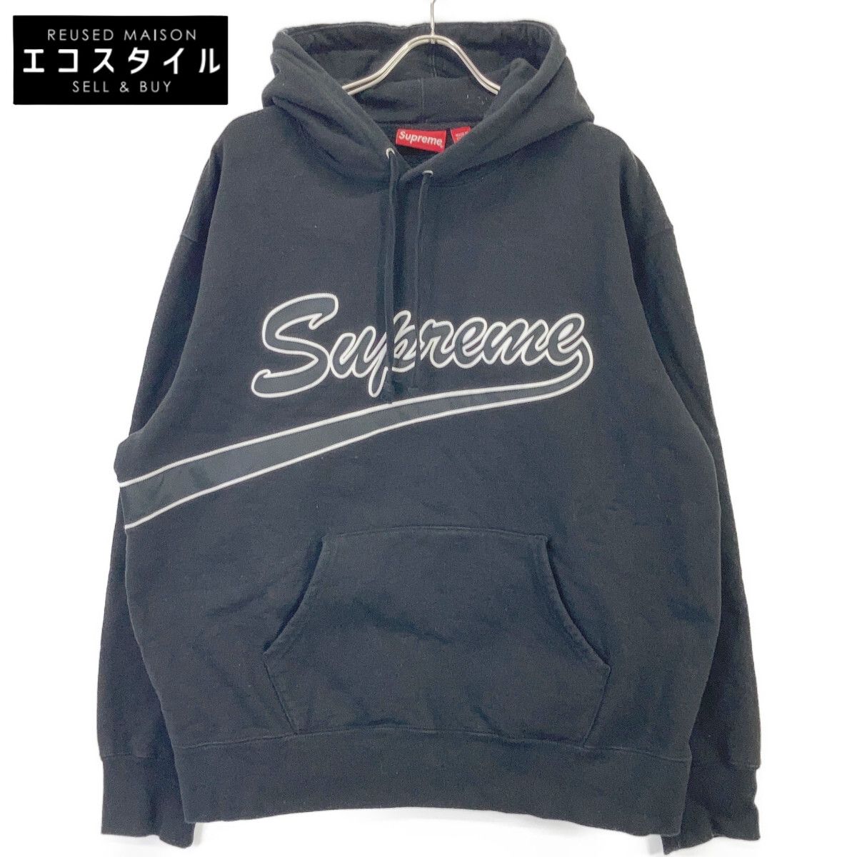 Supreme　シュプリーム　21FW ブラック TAIL フーテッドパーカ　L