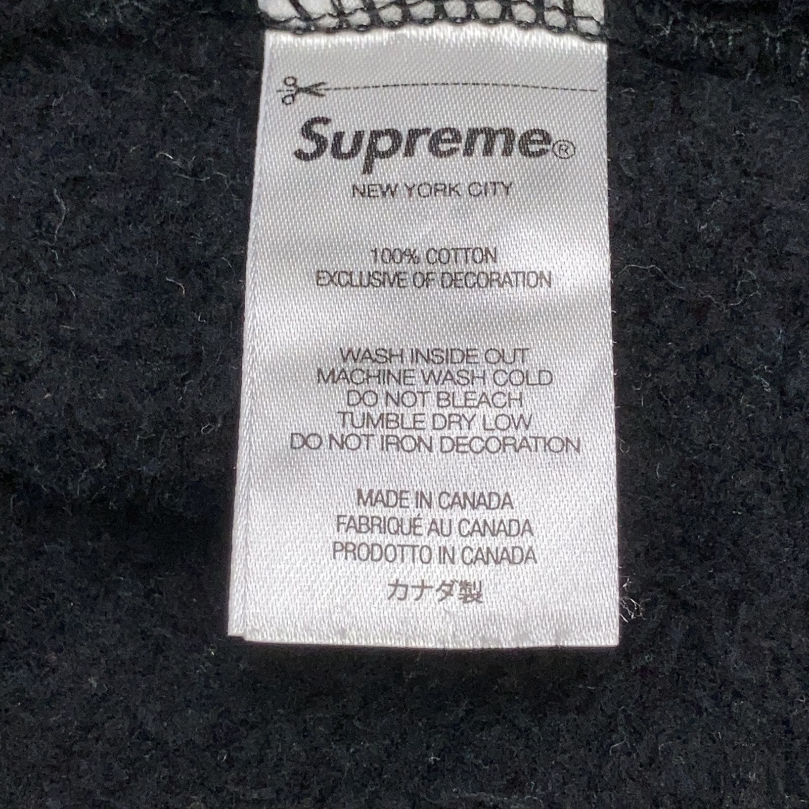 Supreme シュプリーム 21FW ブラック TAIL フーテッドパーカ L Supreme シュプリーム 21FW ブラック TAIL フーテッドパーカ L