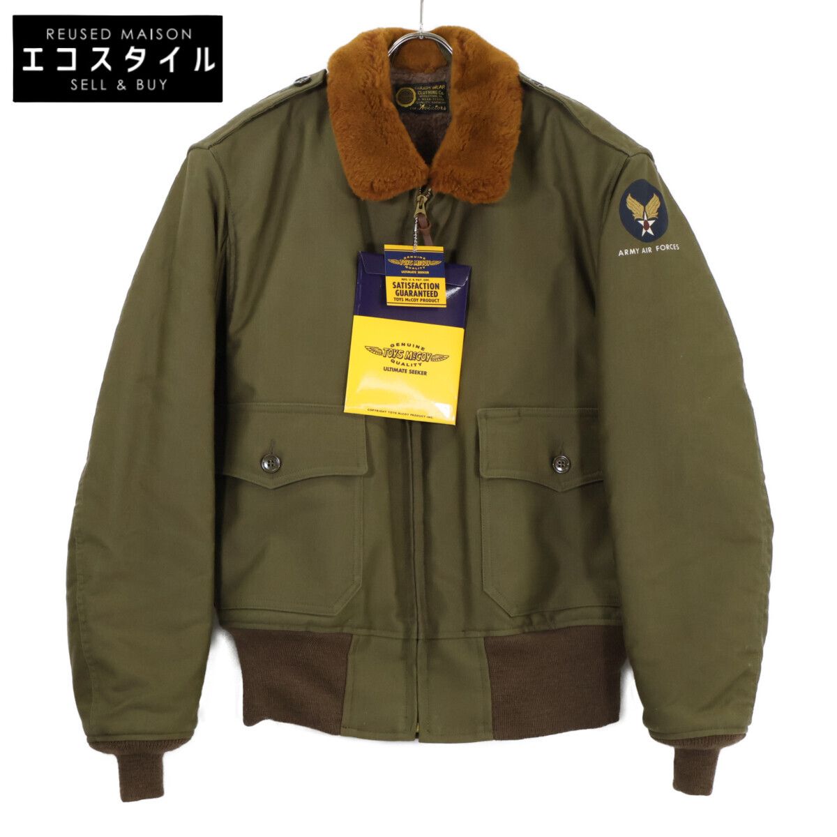 TOYS McCOY PRODUCT　トイズマッコイプロダクト　【新品】TMJ1529 ROUGH WEAR実名復刻 B-10 フライトジャケット　40