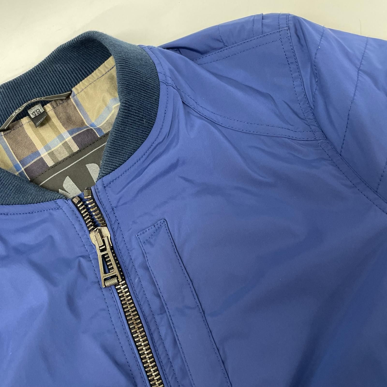 BELSTAFF ベルスタッフ 71020201 ブルー ナイロン混 ブルゾン 48 