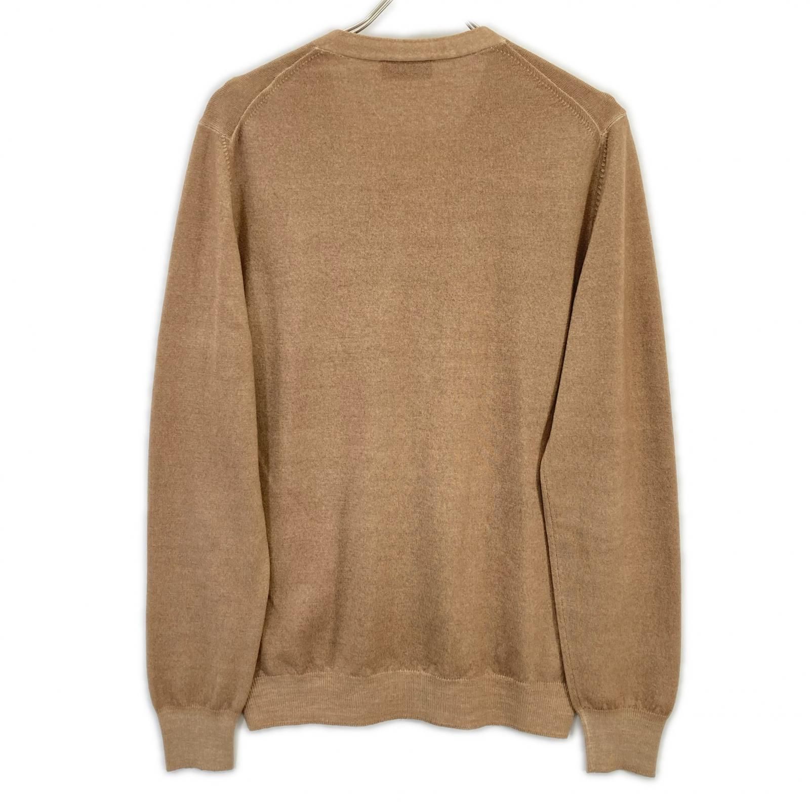 サンドベージュの裏毛ニット メンズファッション GRAN SASSO