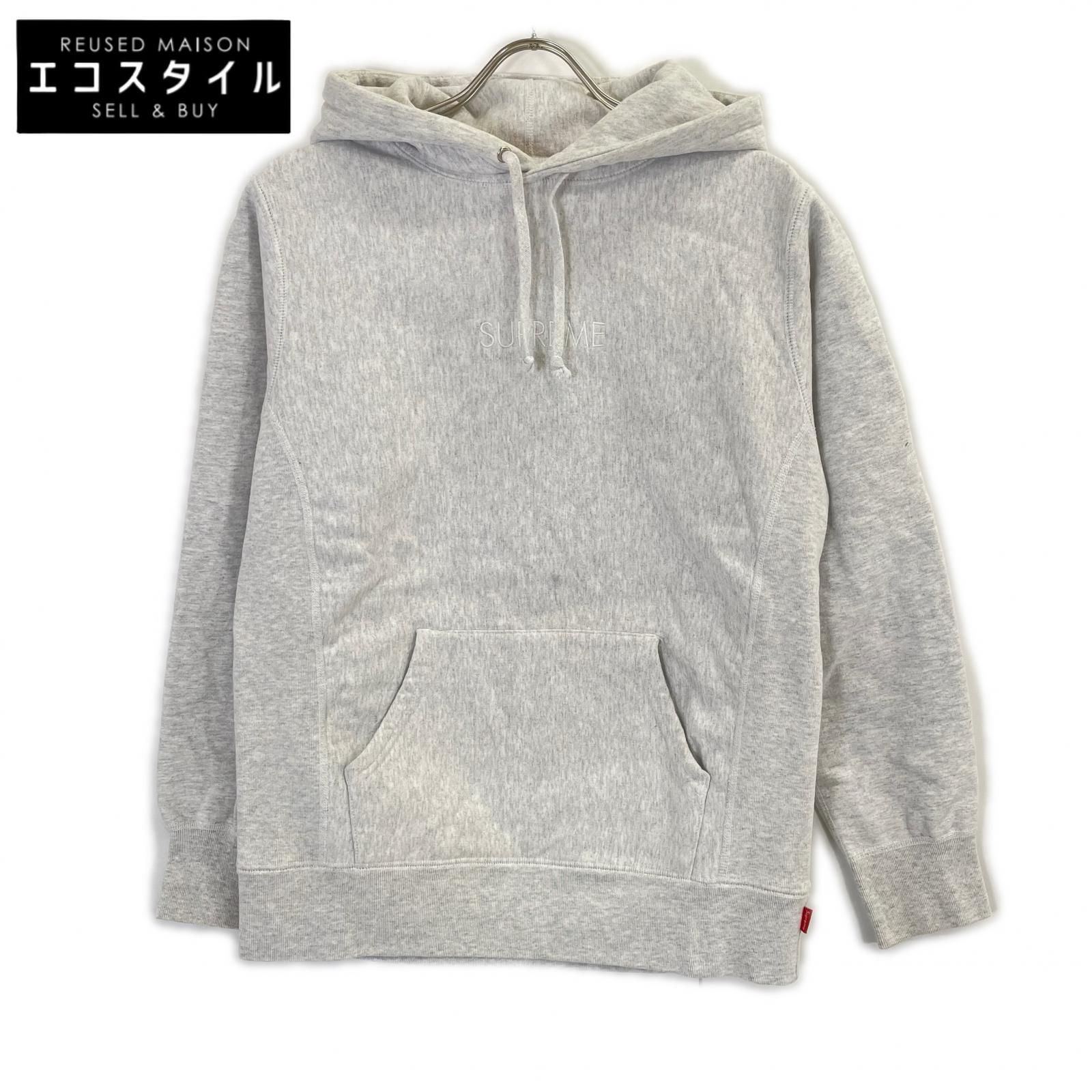 Supreme　シュプリーム　リバースウェーブ Tonal Embroidered Hooded Sweatshirt パーカー　S
