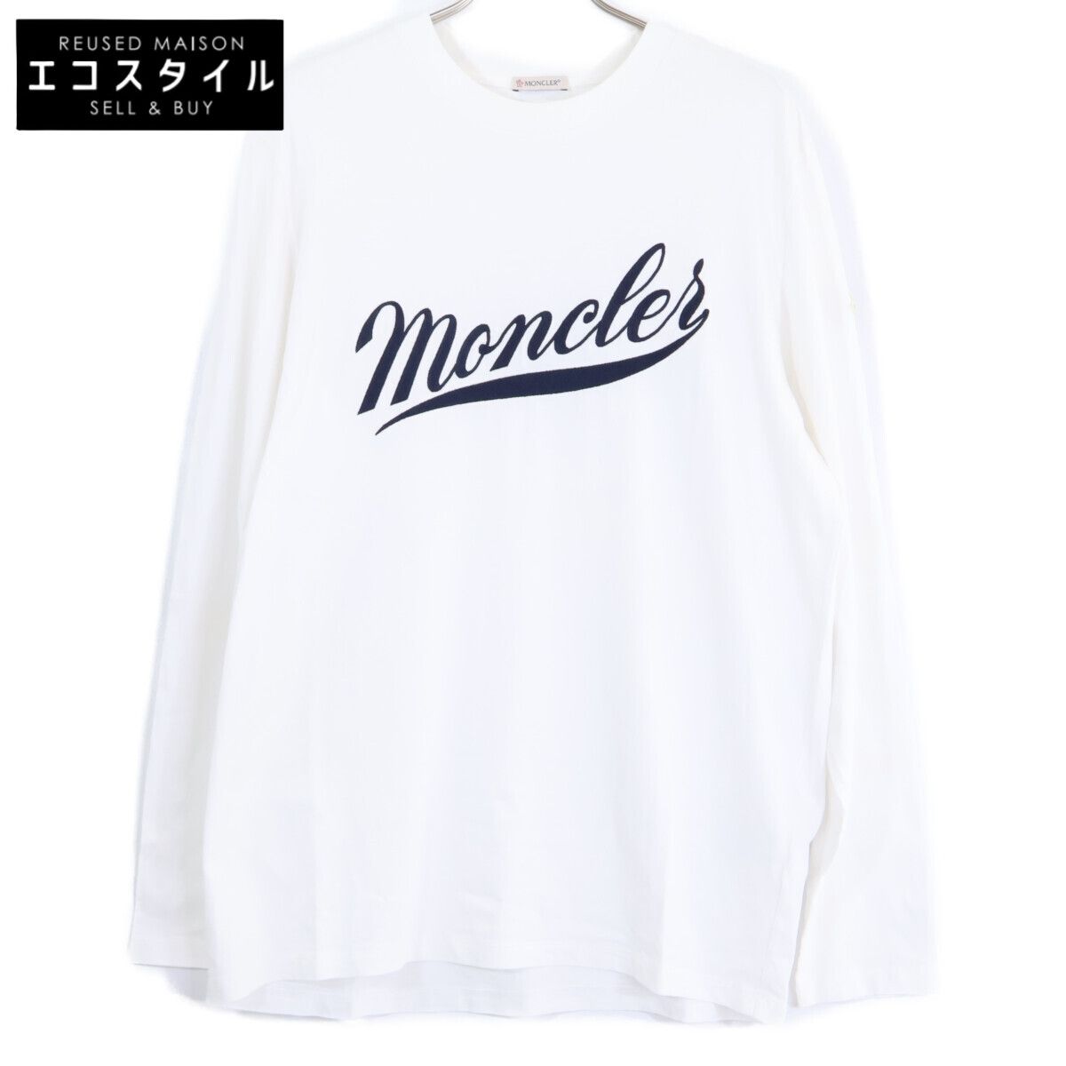 MONCLER　モンクレール　22年 LS TSHIRT ロゴワッペン ロンT　L