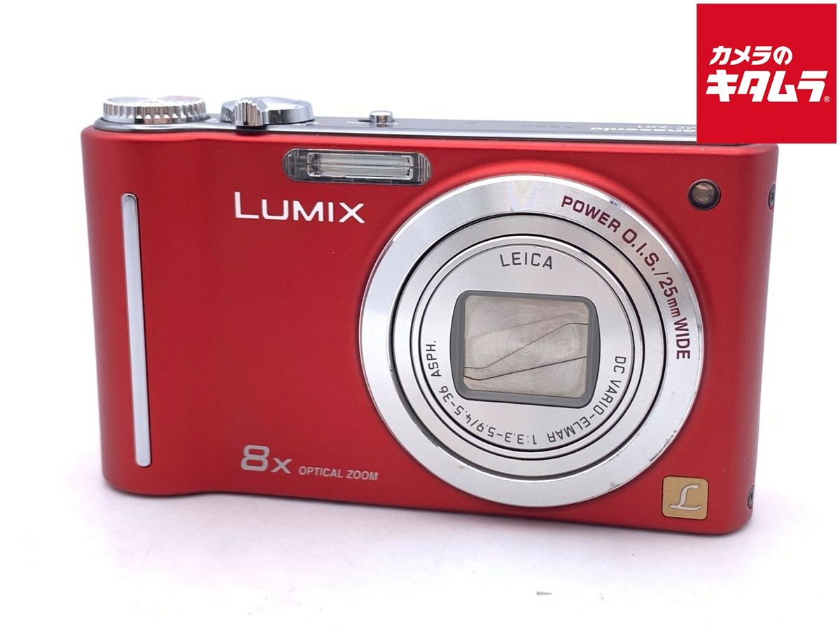 【中古】 【良品】 パナソニック LUMIX DMC-ZX1-R レッド
