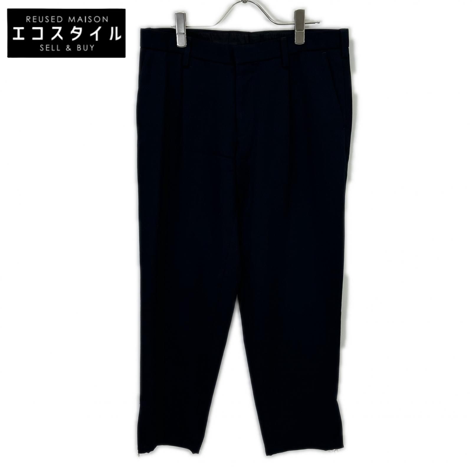 kolor　カラー　16WCM-P08105 ウールサージクロップドパンツ　2