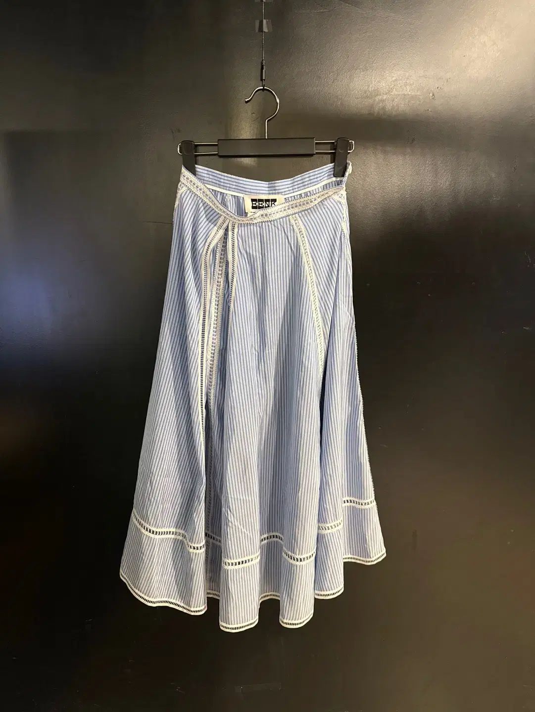 インク ストライプ ロング丈スカート