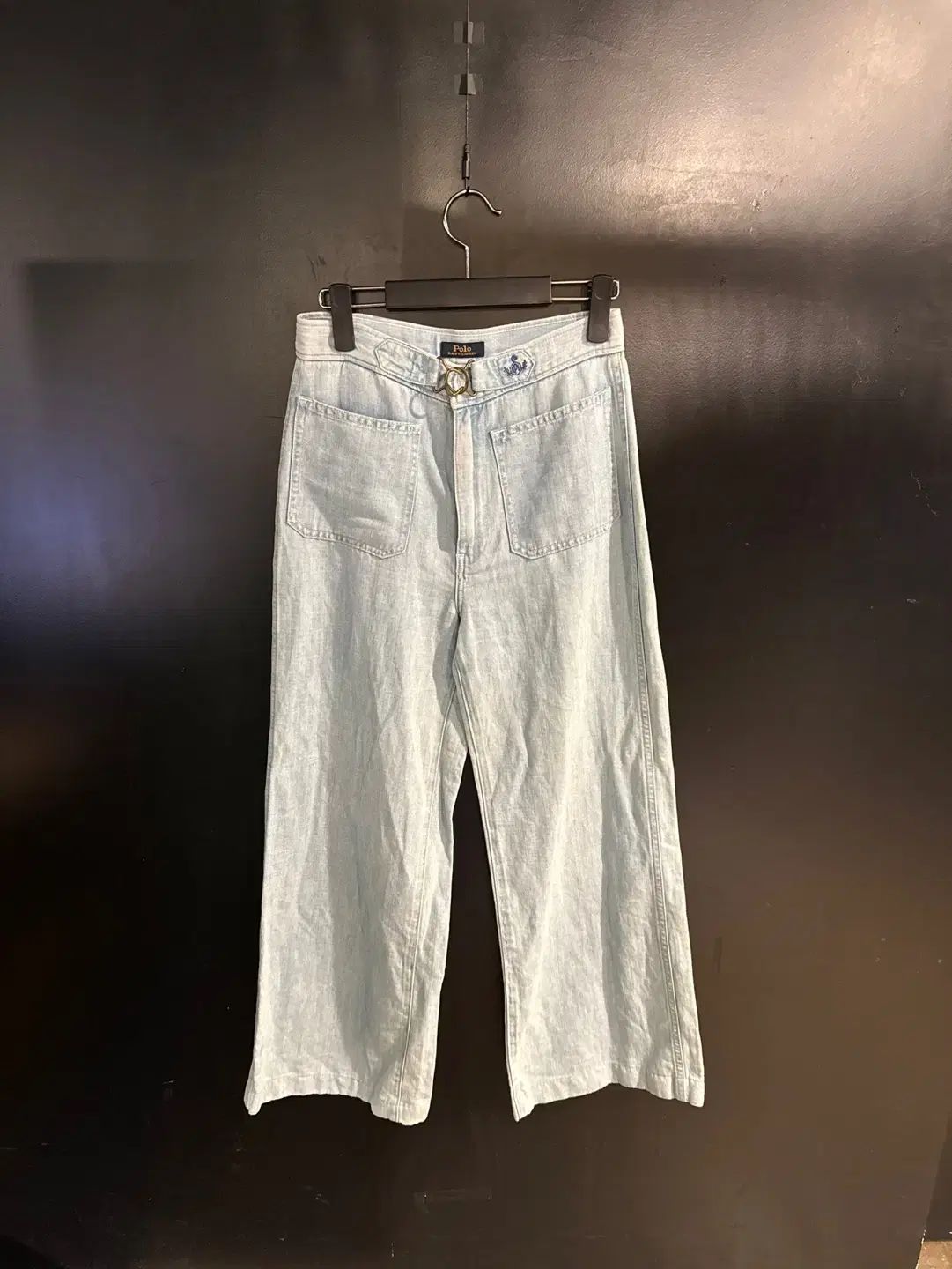 POLO RALPH LAUREN バックル ベルト デニム パンツ