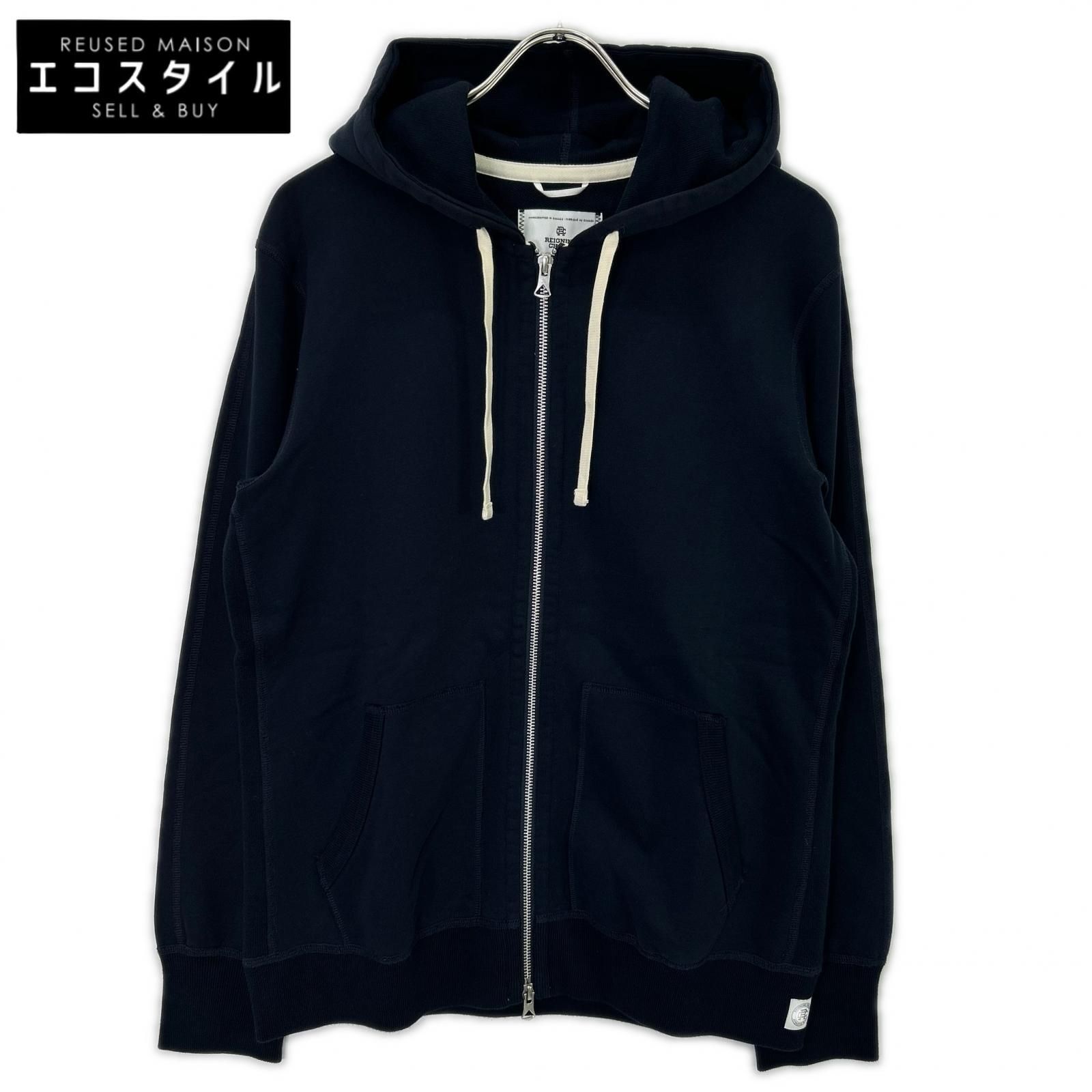 REIGNING CHAMP　レイニングチャンプ　RC-3205 ネイビー MIDWEIGHT TERRY FULL ZIP HOODIE フルジップパーカー　M