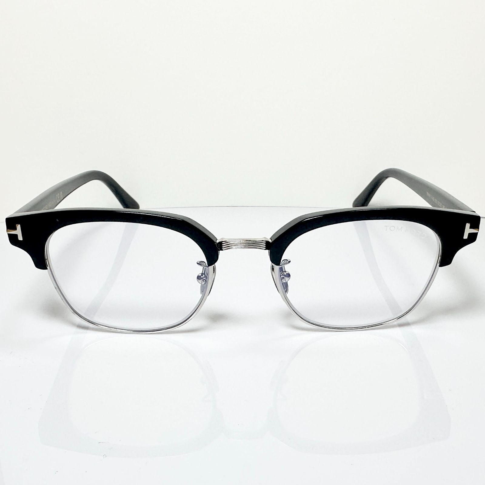 純正新品 イタリア製 TOM FORD TF6017-K-B/V 005 純正ケース・クロス付き トムフォード メガネ 送料無料 サーモント ブロー
