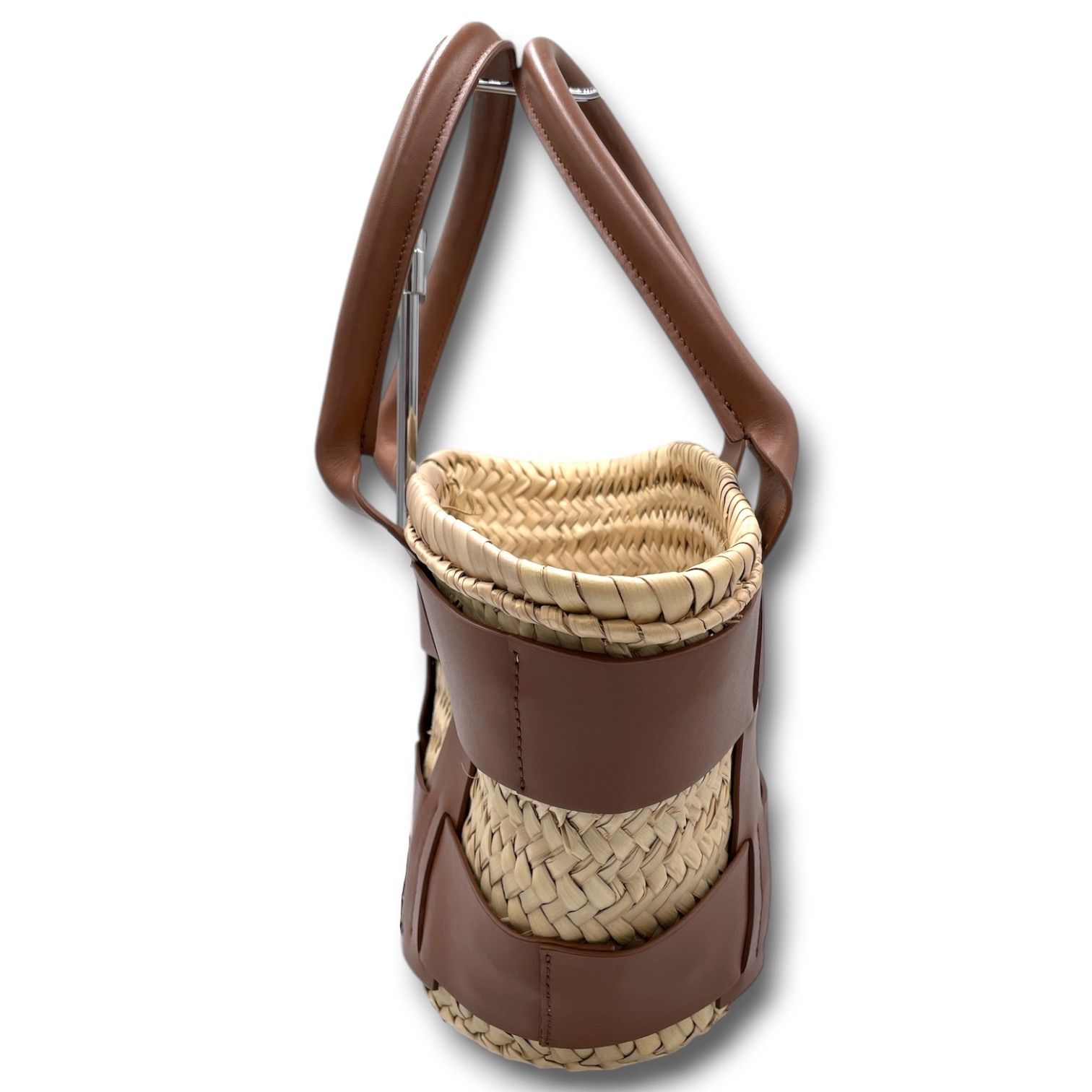 保存袋付き DEMELLIER LONDON デメリエーロンドン かごバッグ MINI 