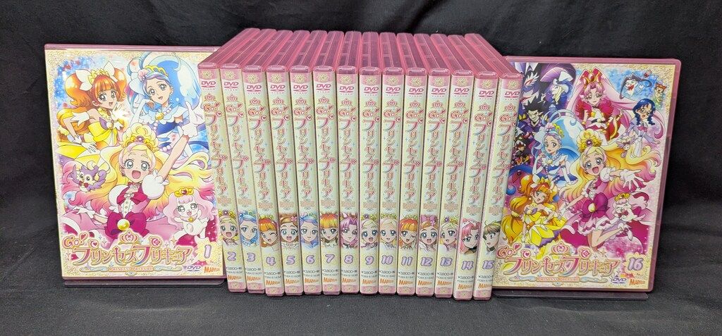 アニメDVD Go!プリンセスプリキュア 初回全16巻 セット - メルカリ