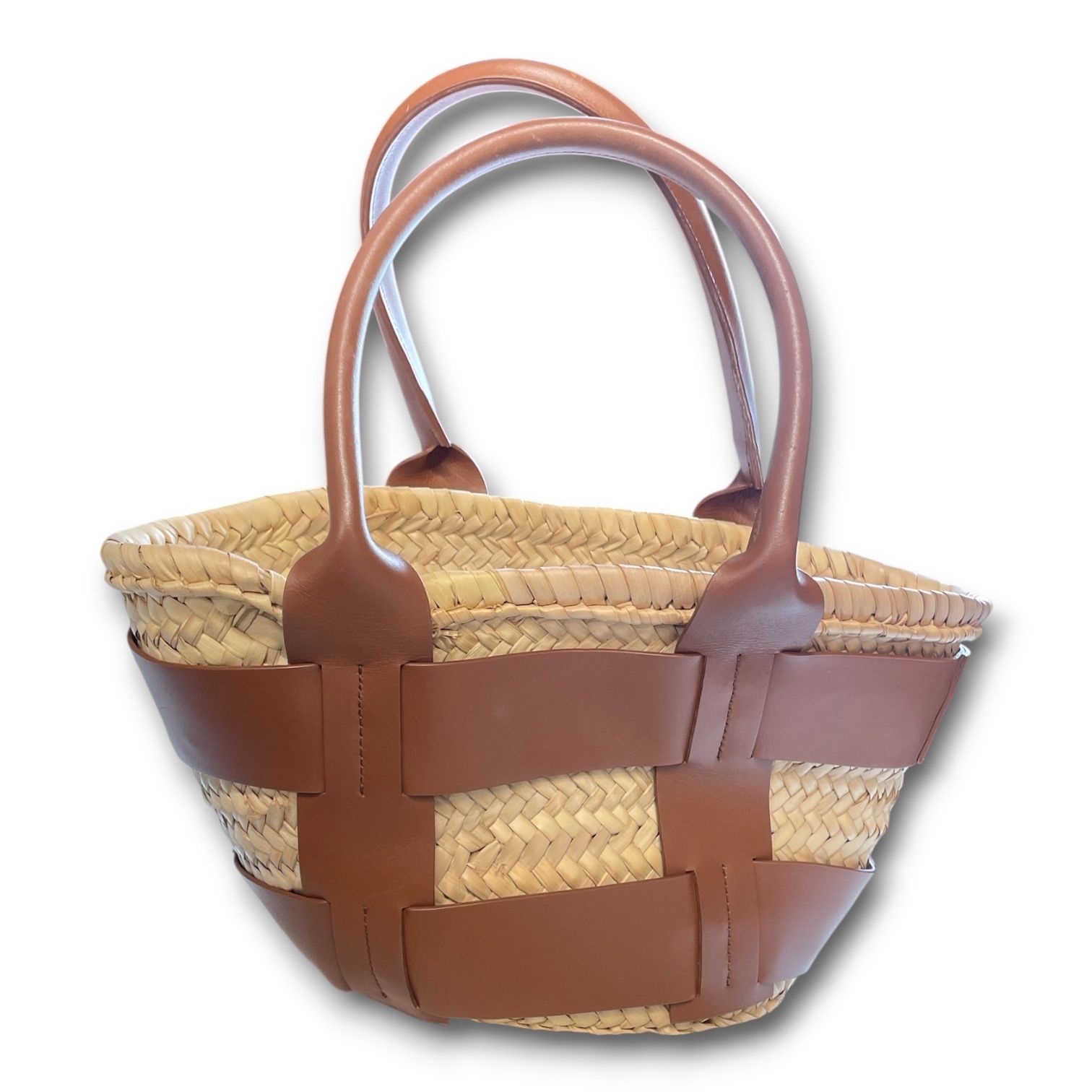 保存袋付き DEMELLIER LONDON デメリエーロンドン かごバッグ MINI 