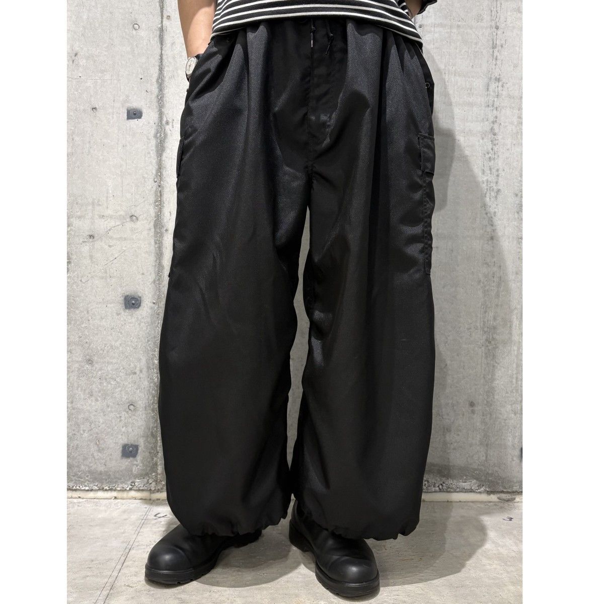JUNYA WATANABE COMME des GARCONS MAN 24SS エステルマットクロス カーゴラップパンツ 2WAY TECHテック WM-P006 8069000146516