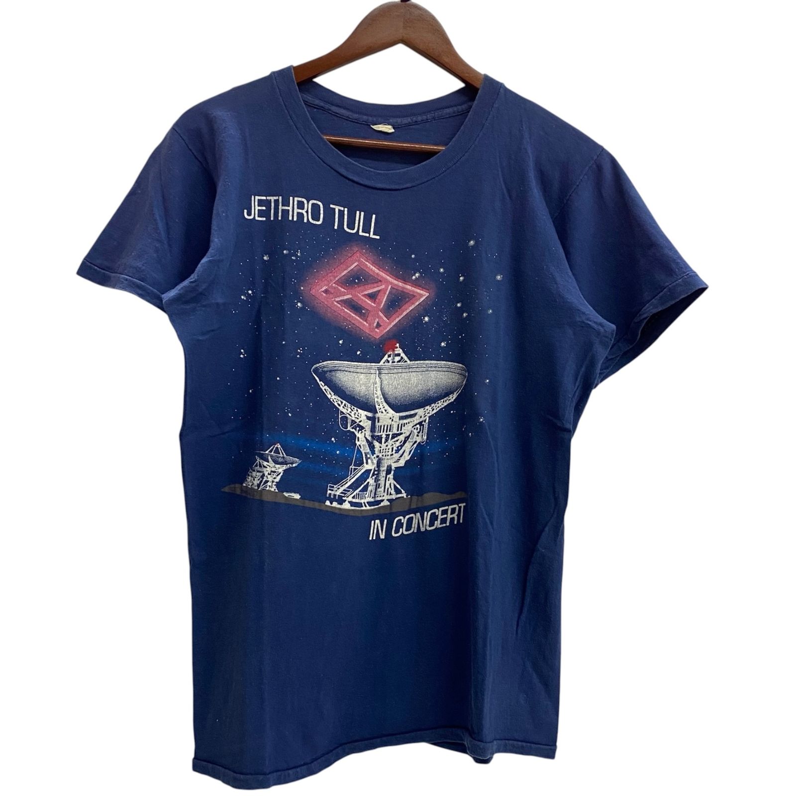 バンド band 80's Jethro Tull In Concert Steadman Space ツアー Tシャツ ネイビー 201MT-6136 VB