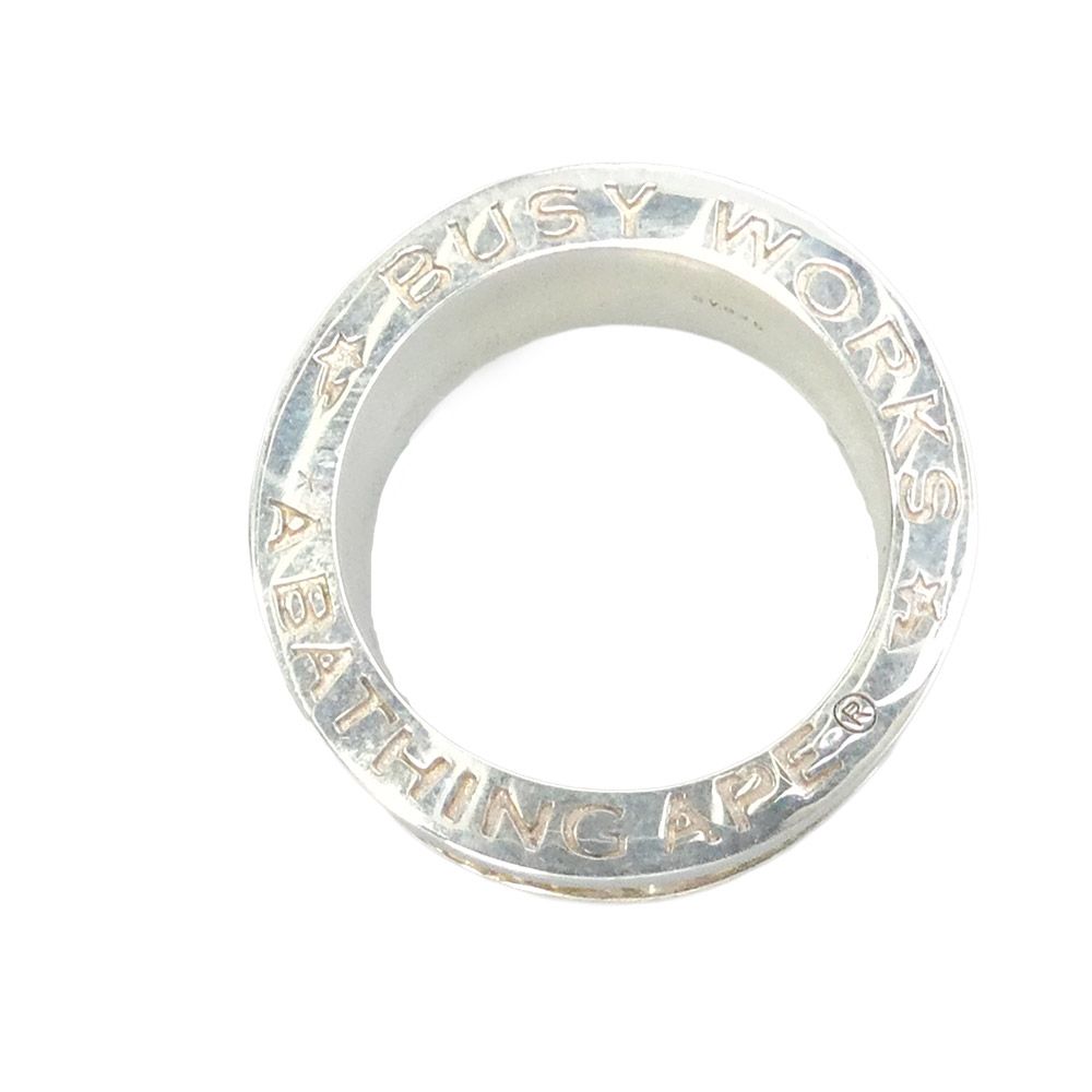A BATHING APE アベイシングエイプ 24SS 1K30182002 BAPE LOGO RING