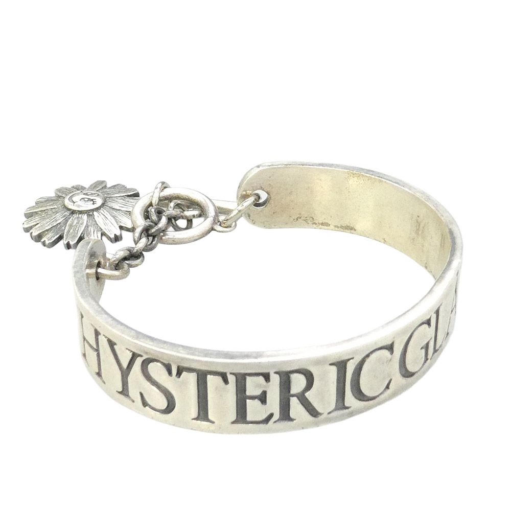 HYSTERIC GLAMOUR ヒステリックグラマー ロゴ フラワー バングル