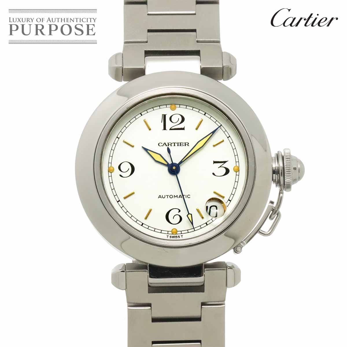 カルティエ Cartier パシャC W31015M7 ボーイズ 腕時計 デイト