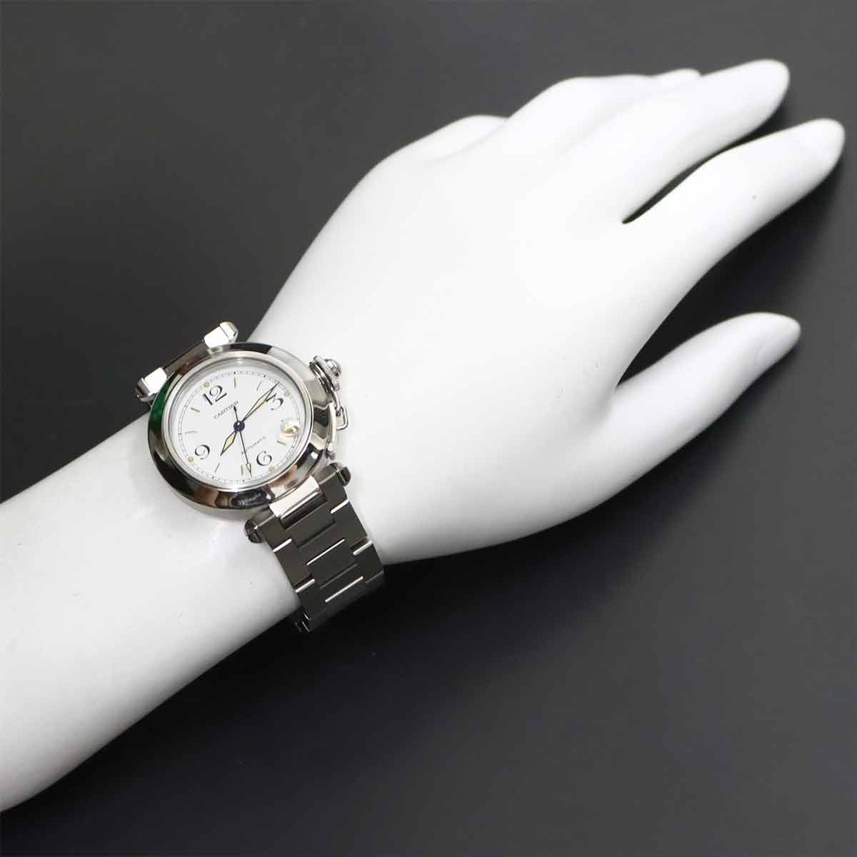 カルティエ Cartier パシャC W31015M7 ボーイズ 腕時計 デイト