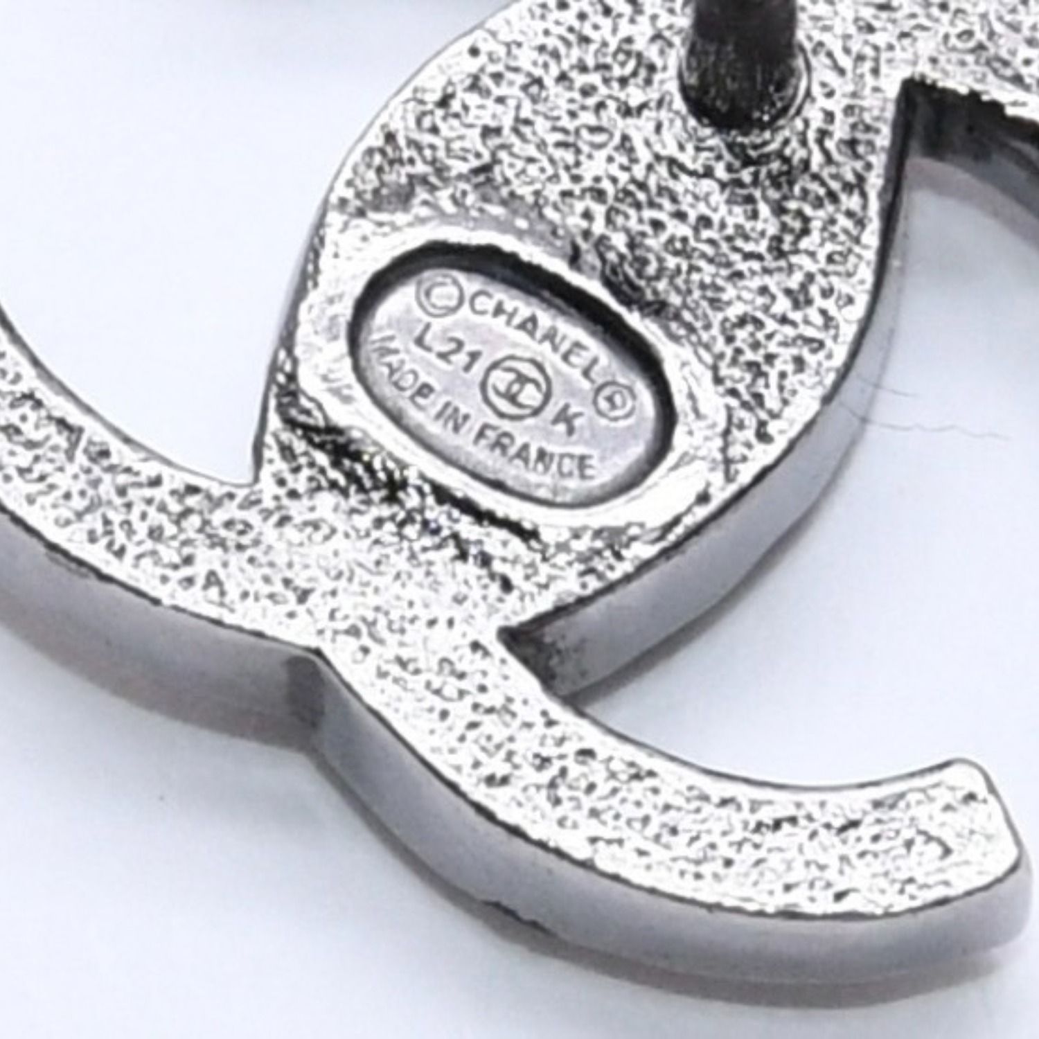 CHANEL シャネル ココマーク ピアス 重量約3.53g L21K刻印 ライン
