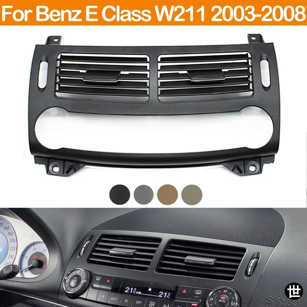 メルセデスベンツ Eクラス W211 2003-2008 E200 E230 E260 E280 E300用 フロントダッシュボード エアコングリルカバーパネル