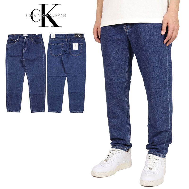 カルバンクライン ジーンズ デニムパンツ CALVIN KLEIN JEANS CKジーンズ Gパン メンズ ブランド 大きいサイズ おしゃれ おすすめ 人気 ckj039 ダークブルー 30 32 34 36