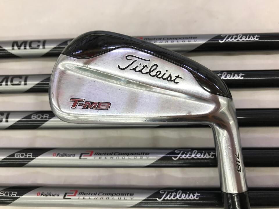 タイトリスト　T-MB 718　MCI 60 for Titleist　Rフレックス　アイアンセット　中古　ゴルフドゥ！荒川沖店【最短即日発送】