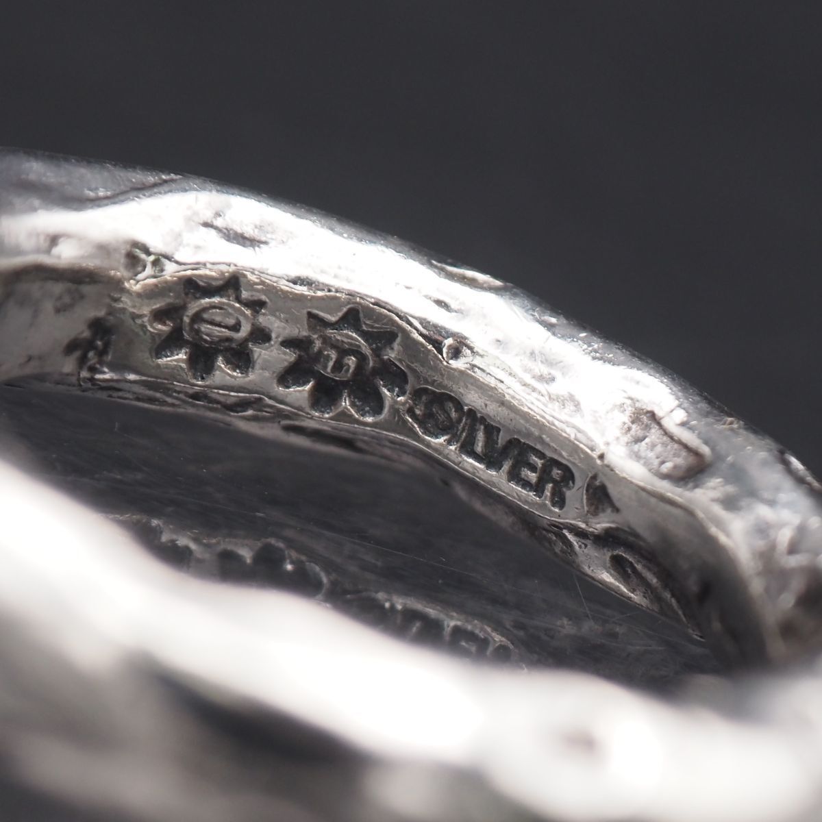 A182 e.m. イーエム SILVER刻印 リング キュービックジルコニア