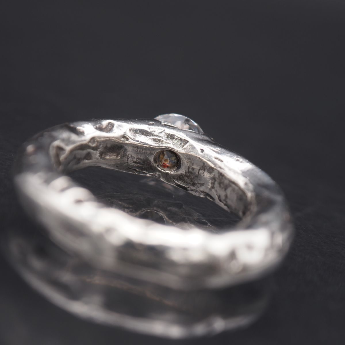 A182 e.m. イーエム SILVER刻印 リング キュービックジルコニア