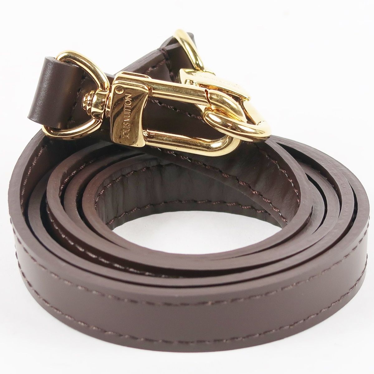 【美品】LOUIS VUITTON ヴィトン ダミエ ショルダーストラップのみ ブラウン 付属品【UE64】
