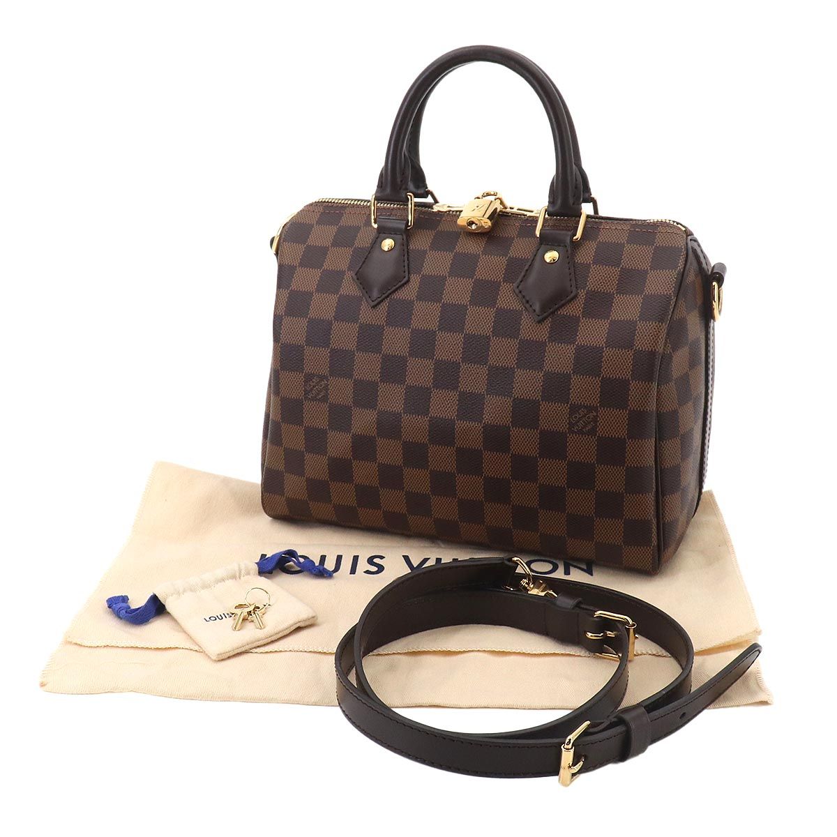 未使用 展示品 ルイ ヴィトン LOUIS VUITTON ダミエ スピーディ バンド 