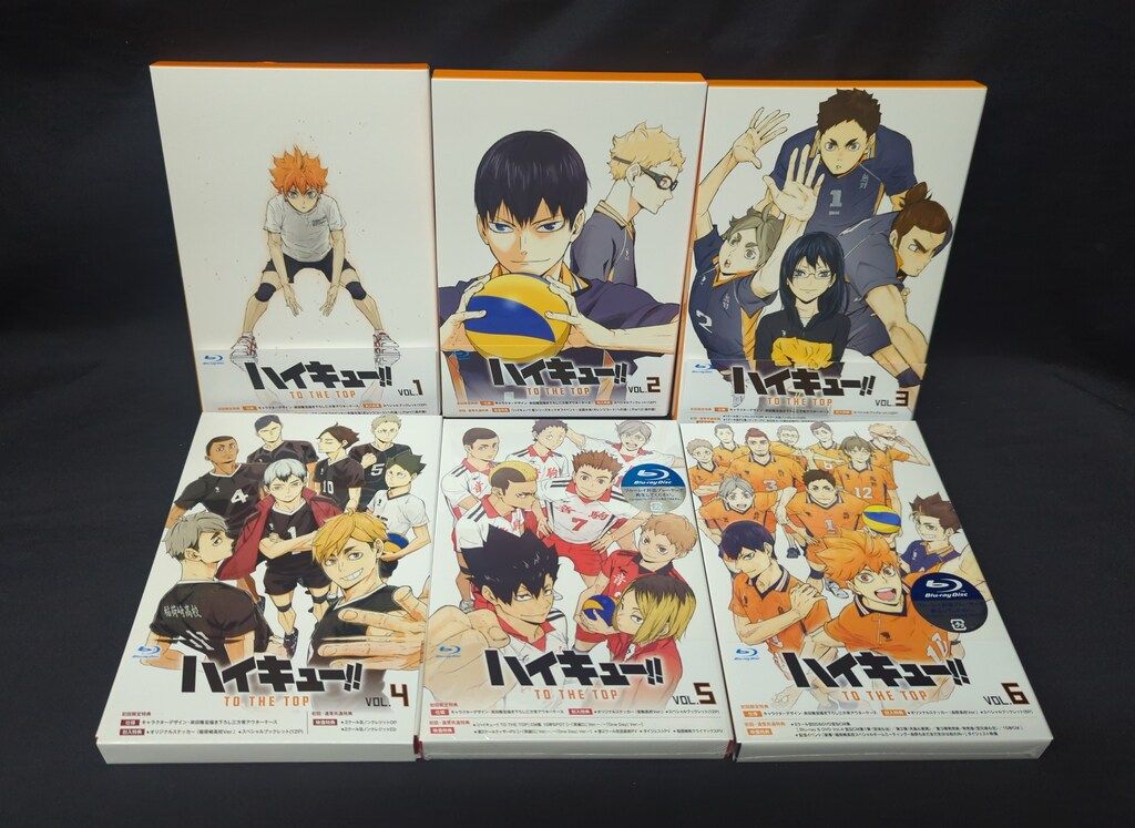 アニメBlu-ray ハイキュー!! TO THE TOP 初回生産限定版 全6巻 セット