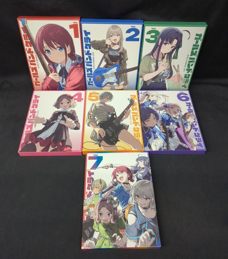 アニメBlu-ray ガールズバンドクライ 豪華限定版 全7巻 セット