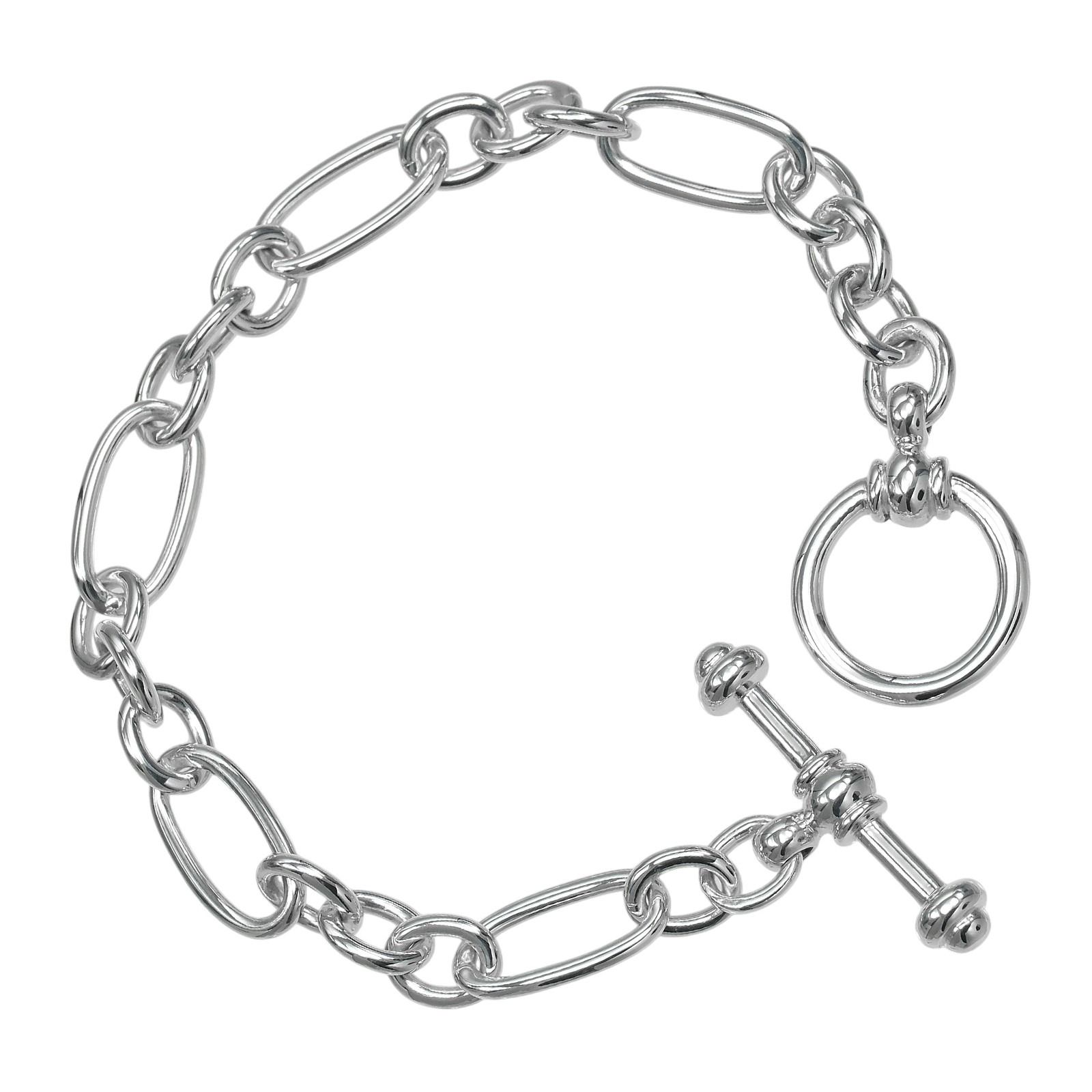 【TIFFANY&Co.】ティファニー オーバル チェーン トグル パロマ・ピカソ ヴィンテージ 希少 シルバー925 ユニセックス 18.24g ブレスレット