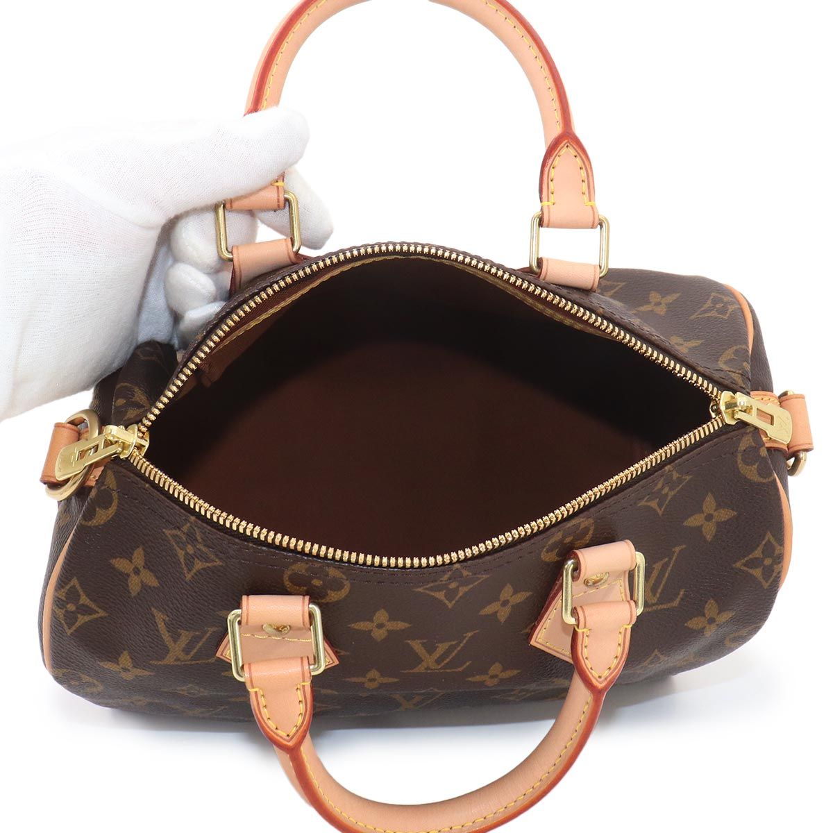 新品同様 ルイ ヴィトン LOUIS VUITTON モノグラム スピーディ バンド 