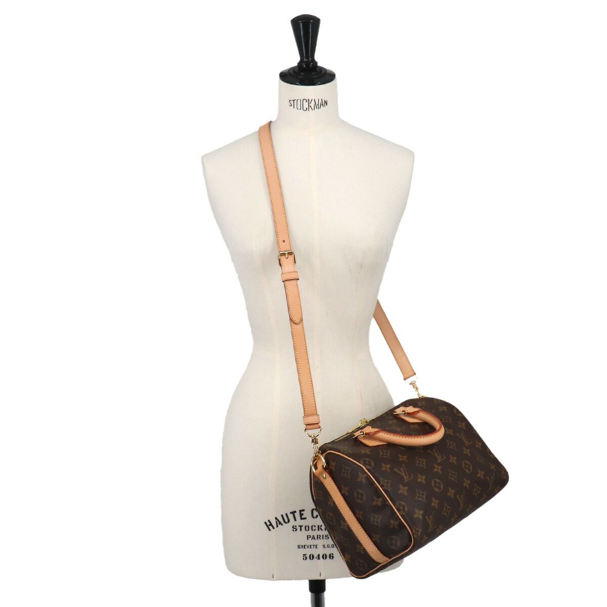 新品同様 ルイ ヴィトン LOUIS VUITTON モノグラム スピーディ バンド 