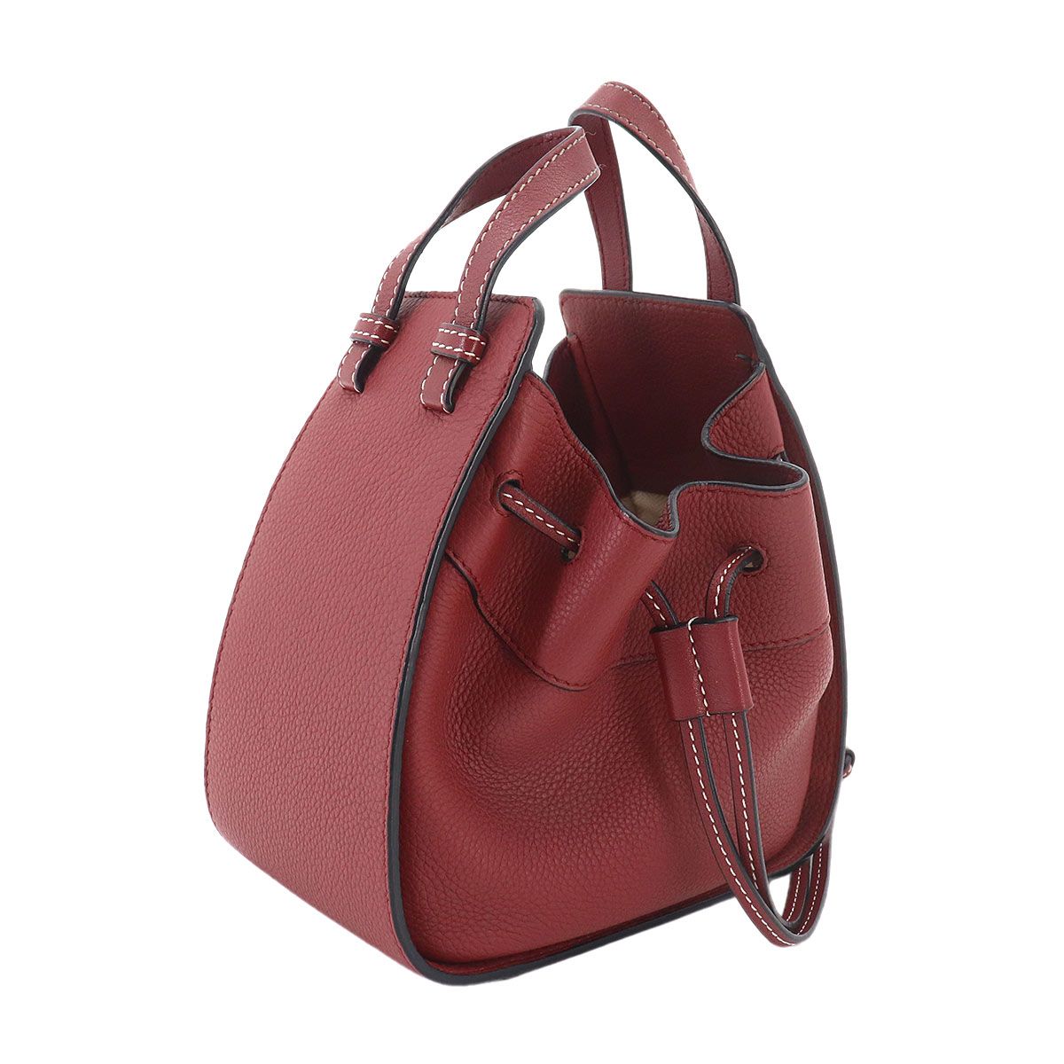 新品同様 ロエベ LOEWE ハンモック ドローストリング ミニ 2way ハンド
