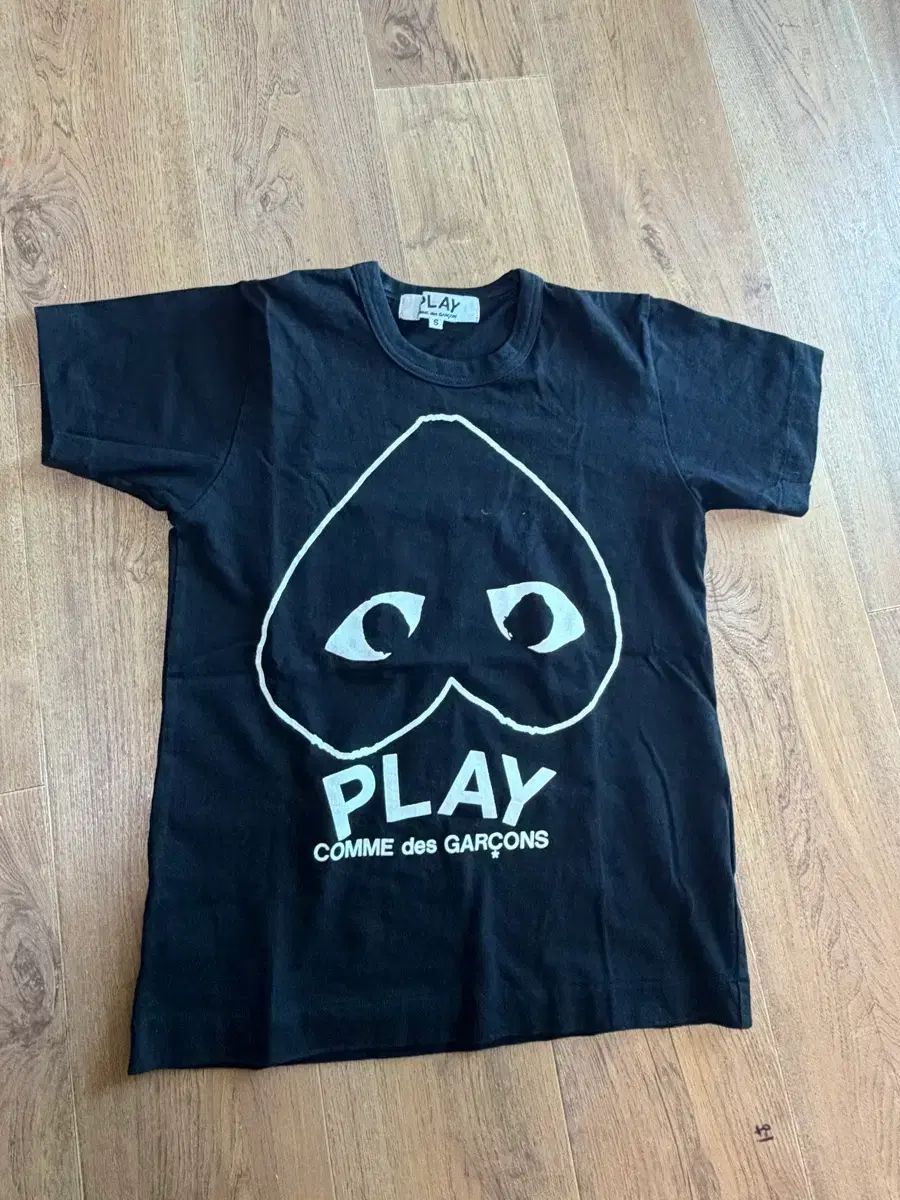 コム・デ・ギャルソン PLAY 半袖Tシャツ ブラック
