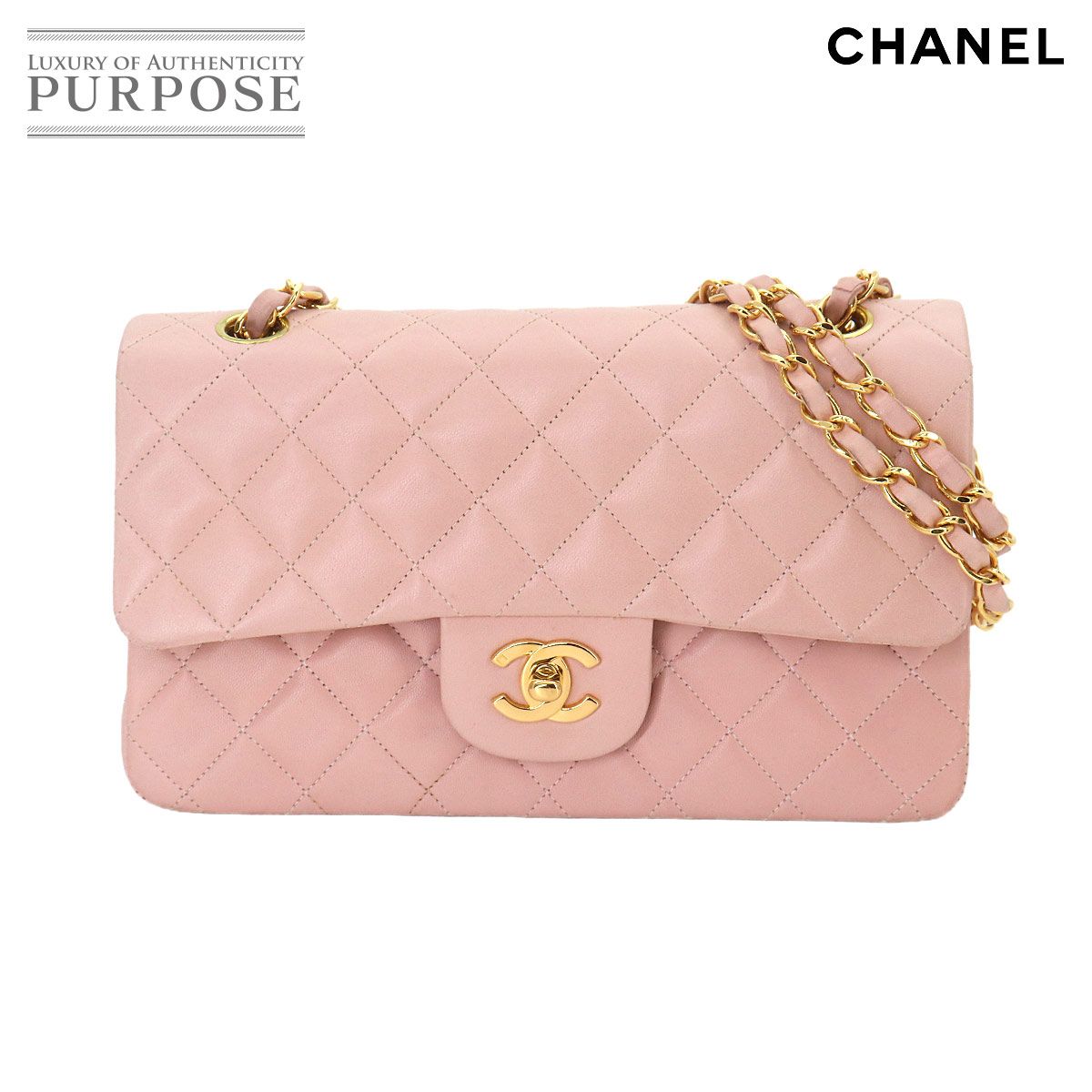 新品同様 シャネル CHANEL マトラッセ 23 チェーン ショルダー バッグ ラムスキン ブラック A01113 シルバー 金具 ヴィンテージ 90327087