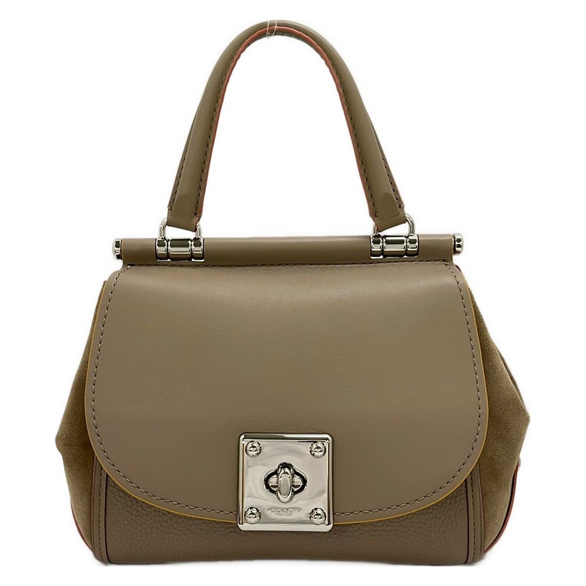 COACH(コーチ) ハンドバッグ - 12094 グレーベージュ レザー
