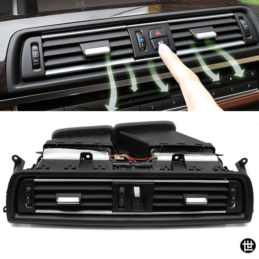 BMW 5シリーズ F10 F11 523 525 528 530用 フロントセントラルエアコンACベントグリルアウトレットアセンブリ 64229209136 64229166885