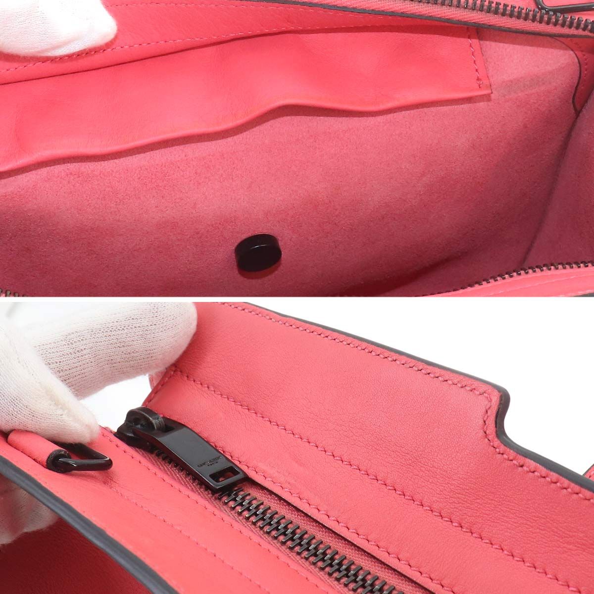 美品 サンローラン SAINT LAURENT ベイビー カバス 2way ハンド 